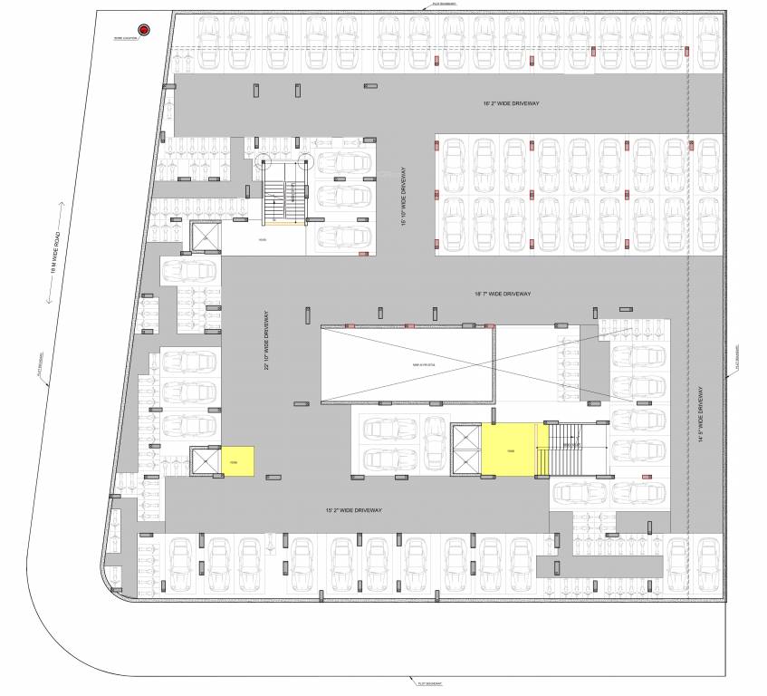  lake view Block A Cluster Plan For Ground Floor