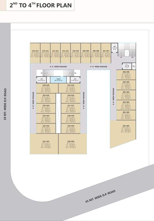  orbit plaza Orbit Plaza Cluster Plan From 2nd To 4th Floor