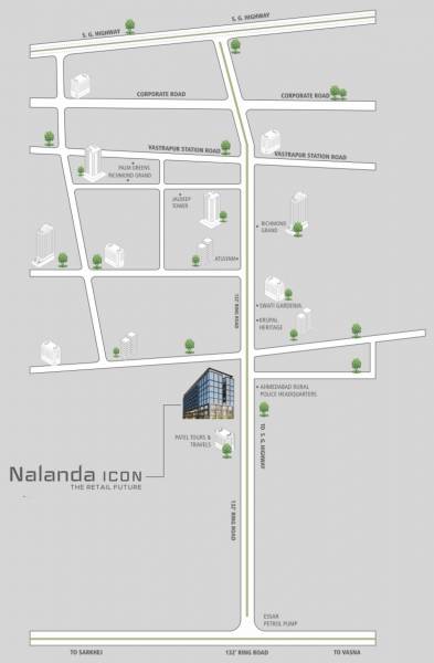  nalanda-icon Location Plan