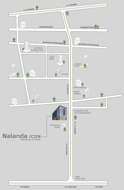  nalanda icon Location Plan