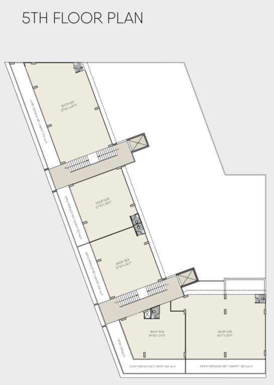  paarijat business centre Paarijat Business Centre Cluster Plan For 5th Floor