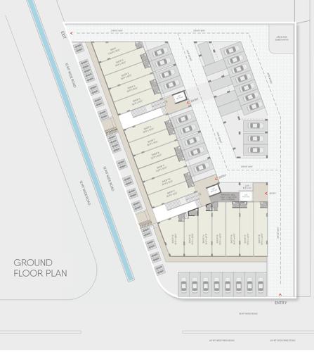  paarijat-business-centre Paarijat Business Centre Ground Cluster Plan