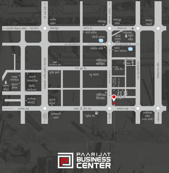  paarijat-business-centre Location Plan