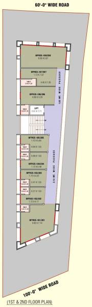  pushpraj-arcade A Cluster Plan From 1st To 2nd Floor