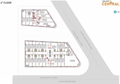  central A, B Cluster Plan For 6th Floor