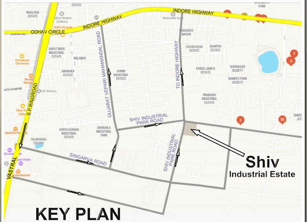  shiv industrial estate Location Plan