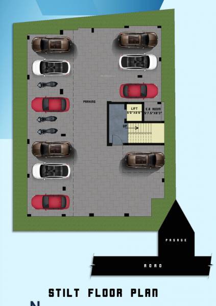  aathmika Block 1 And 2 Cluster Plan for ground Floor