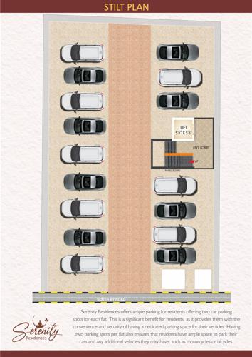  serenity-residences Serenity Residences Cluster Plan from 1st to 4th Floor