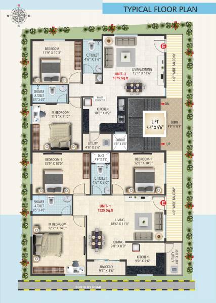  harmony-residences Harmony Residences Cluster Plan