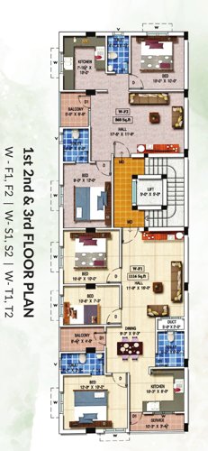  grace-and-mercy Grace Cluster Plan from 1st to 3rd Floor