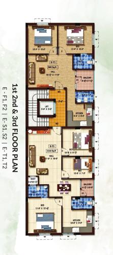 grace-and-mercy Mercy Cluster Plan from 1st to 3rd Floor