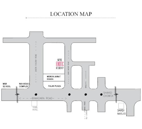  al-silmiya-exotic-residency Location Plan