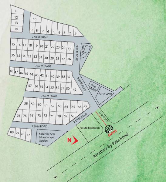  tirupati-homes Layout Plan