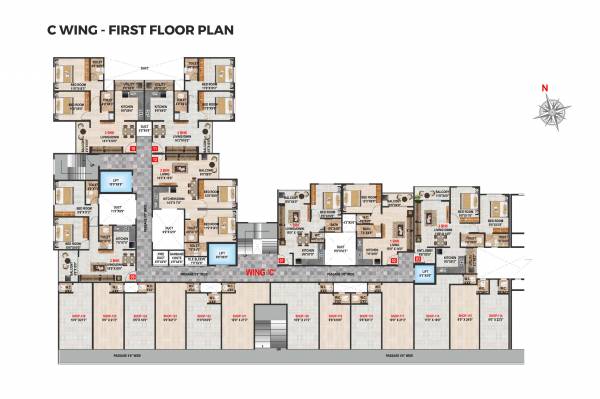  river-nest-building-a-wing-c Wing C Cluster Plan