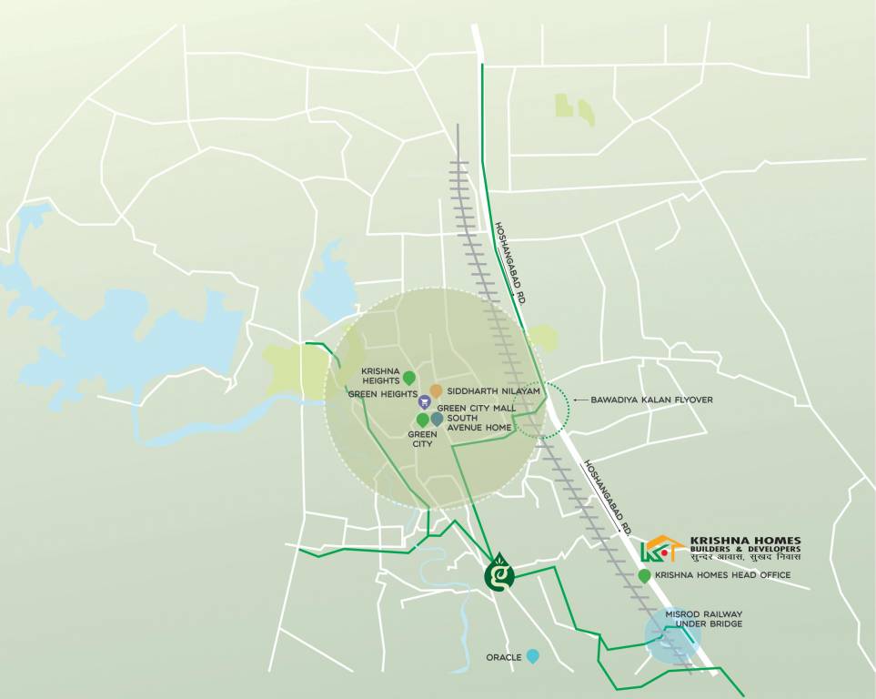 green city extension Location Plan