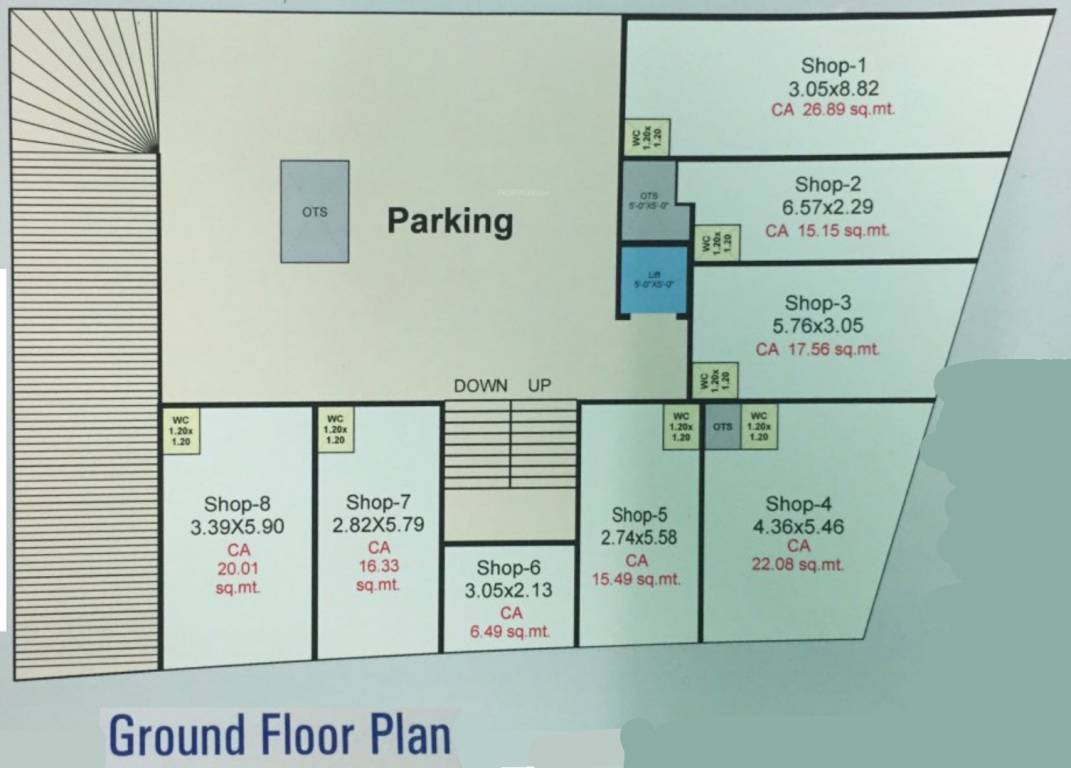  crystal avenue  Building A Ground Cluster Plan