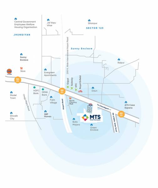 Location Plan mohali-times-square Location Plan