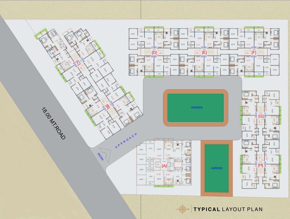  residency  A To C Typical Cluster Plan