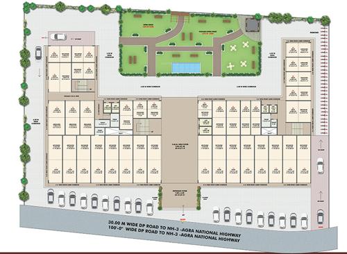  siddhivinayak-trade-center A And B Wing Cluster Plan For Ground Floor