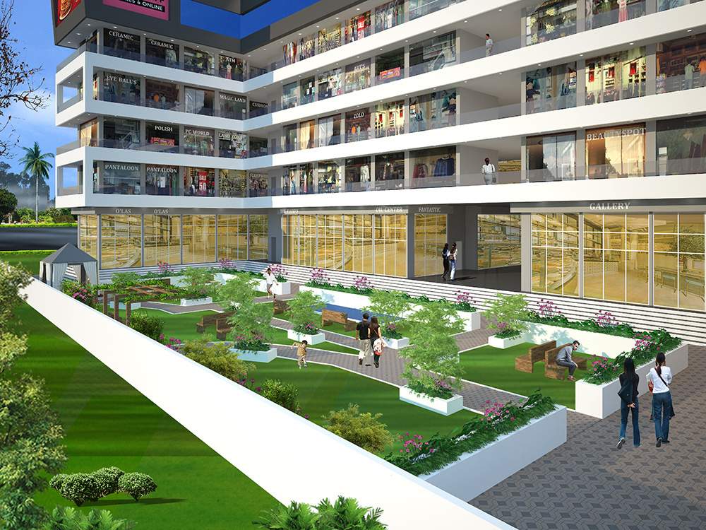  siddhivinayak trade center Landscape Garden and Tree Planting