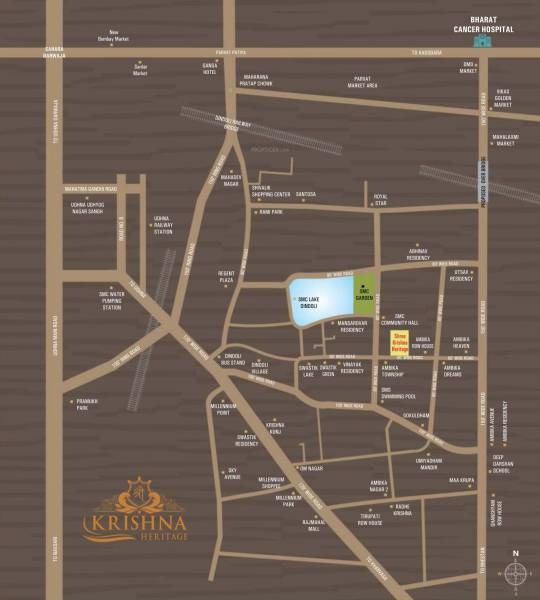  shree-krishna-heritage- Location Plan