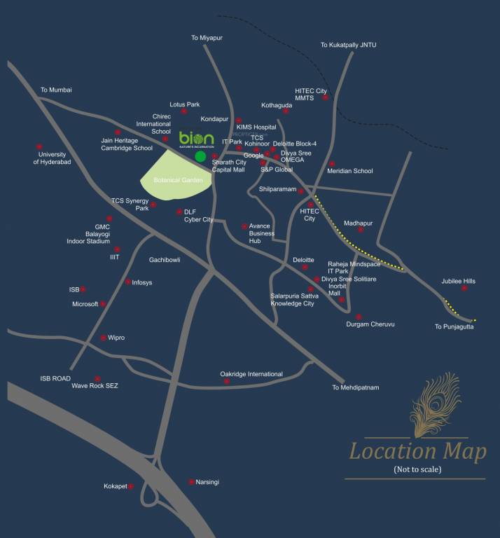  bollineni panache Location Plan