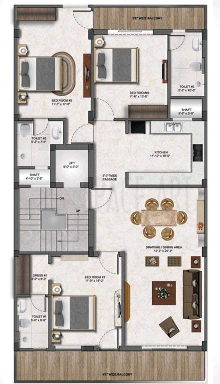  estate floors 4 Ashley Estate Floors 4 Cluster Plan