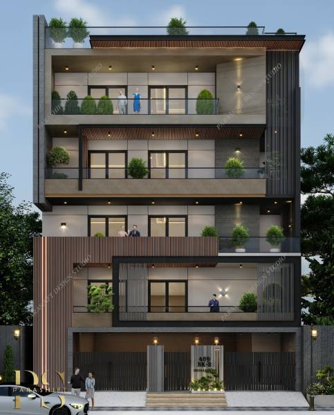 Elevation villa-luxury-floors Elevation