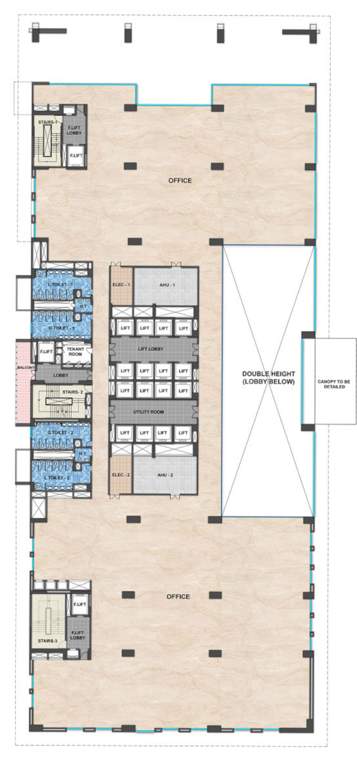  paradigm rajapushpa Paradigm Rajapushpa Cluster Plan For 1st Floor