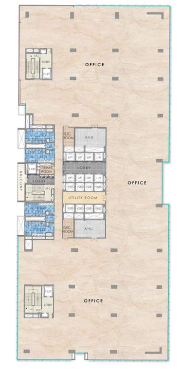  paradigm rajapushpa Paradigm Rajapushpa Cluster Plan From 2nd To 12th Floor