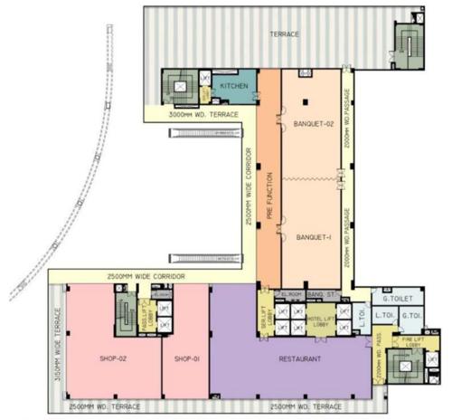  sawasdee-jlg-galleria Sawasdee Jlg Galleria Cluster Plan for 2nd Floor