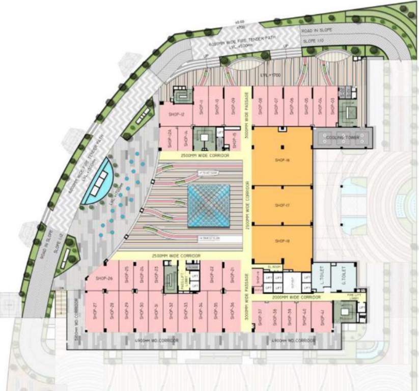  sawasdee jlg galleria Sawasdee Jlg Ground Floor Galleria Cluster Plan