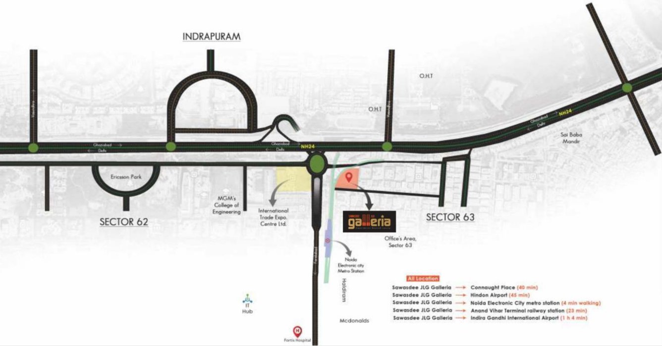  sawasdee jlg galleria Location Plan