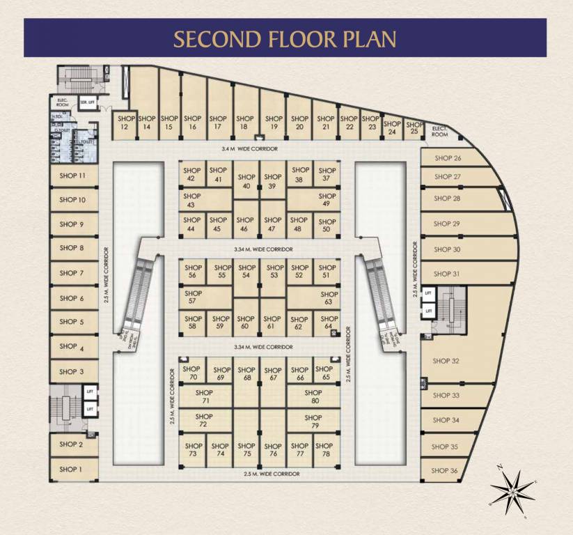 mmillennia Mmillennia Cluster Plan for 2nd Floor