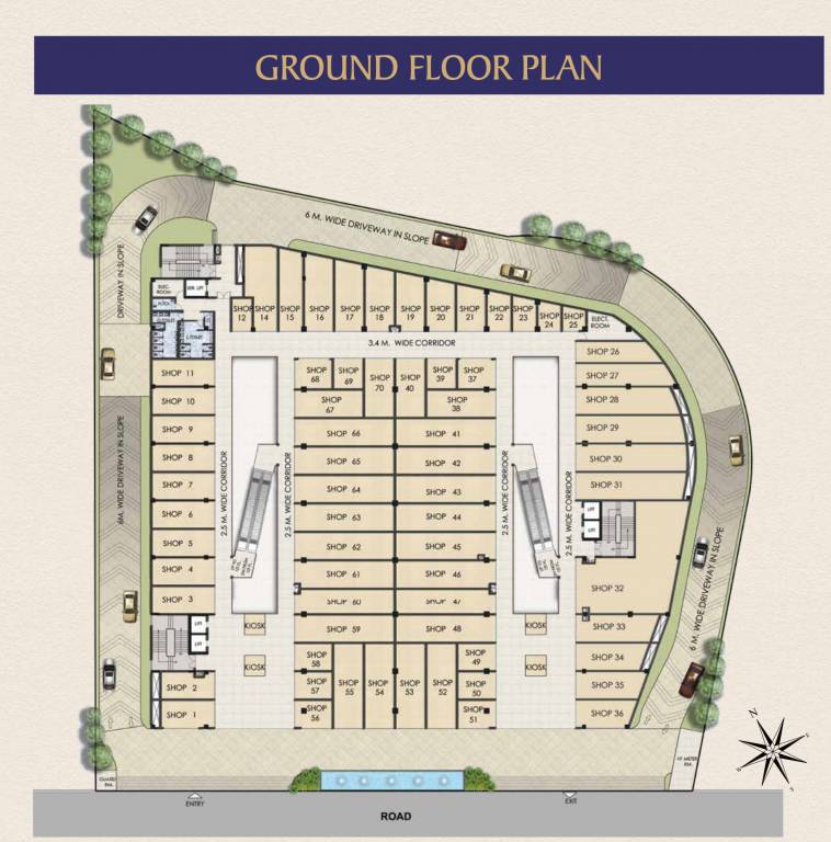mmillennia Mmillennia Ground Floor Cluster Plan