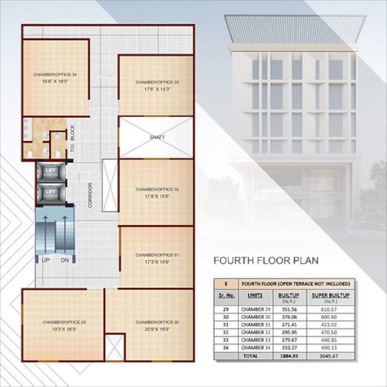  sakkardara business centre Sakkardara Business Centre Cluster Plan for 4th Floor