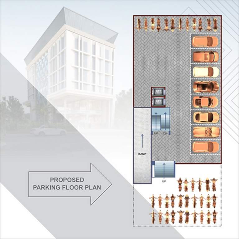  sakkardara business centre Sakkardara Business Centre Cluster Plan for Stilt Floor