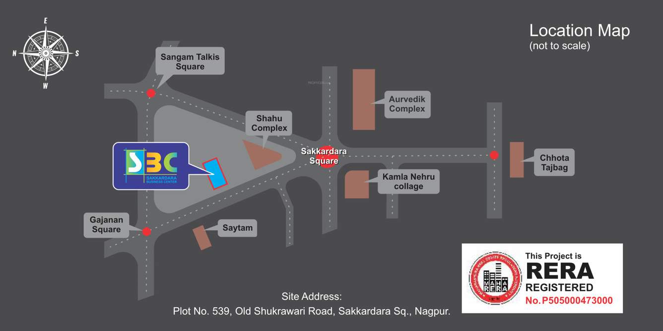  sakkardara business centre Location Plan
