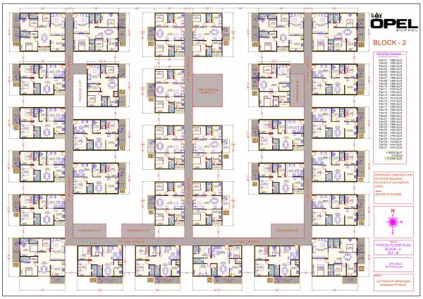  opel Tower 2 Typical Cluster Plan