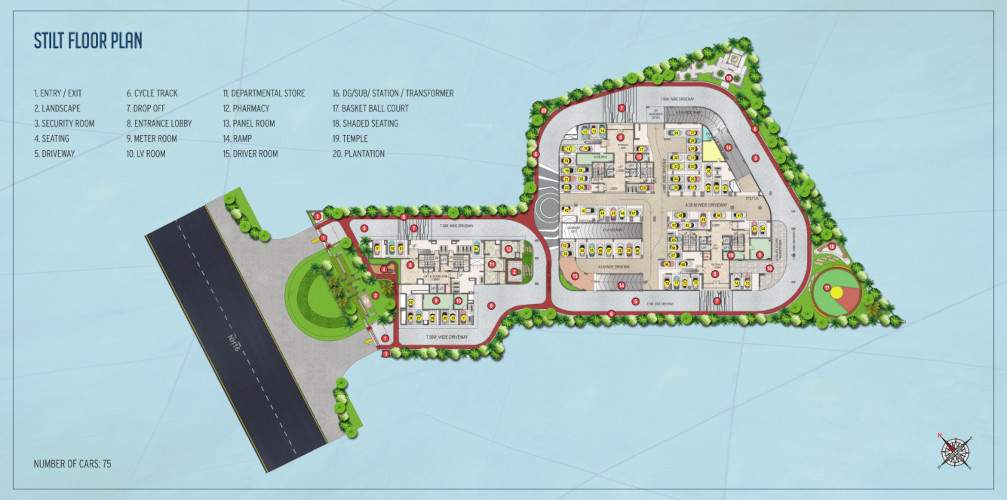  levels Block A Cluster Plan