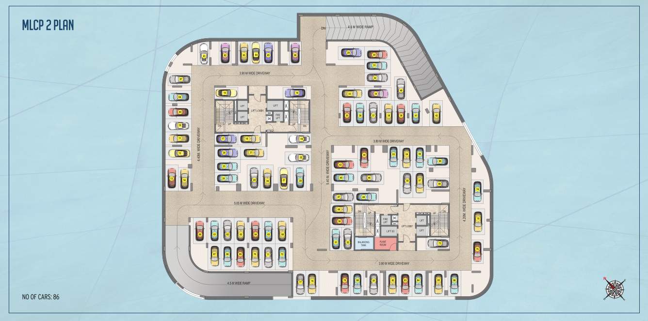  levels Block A Cluster Plan
