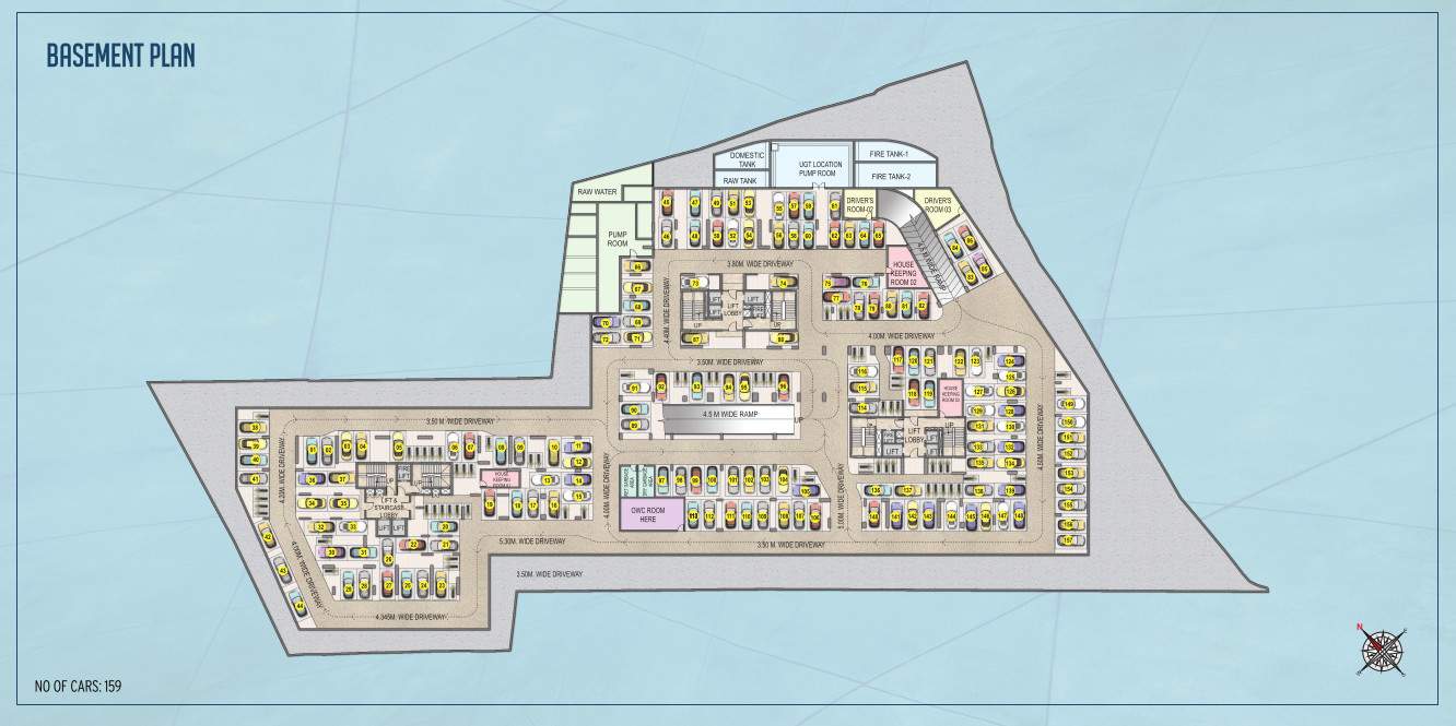  levels Block A Cluster Plan