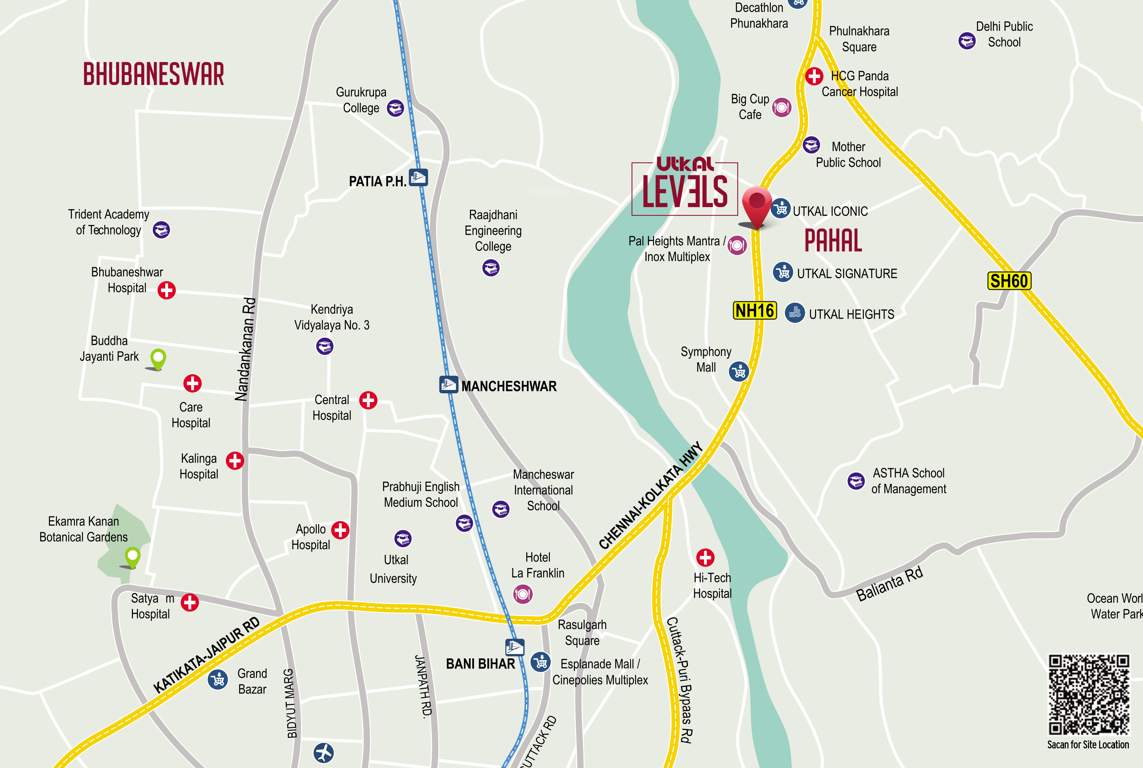  levels Location Plan