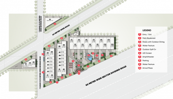  courtyard Layout Plan