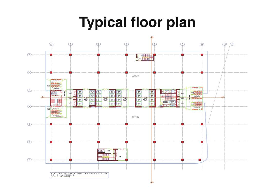  diamond towers Diamond Towers A Commercial Typical Cluster Plan