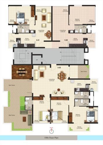  sai-girija Sai Girija Cluster Plan for 5th Floor