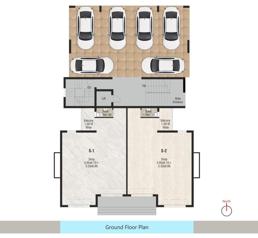  sai girija Sai Girija Cluster Plan for ground Floor