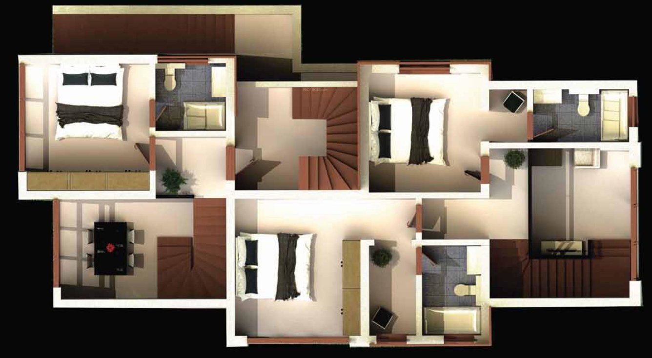  el tesoro phase ii Block 2 Cluster Plan For 2nd Floor