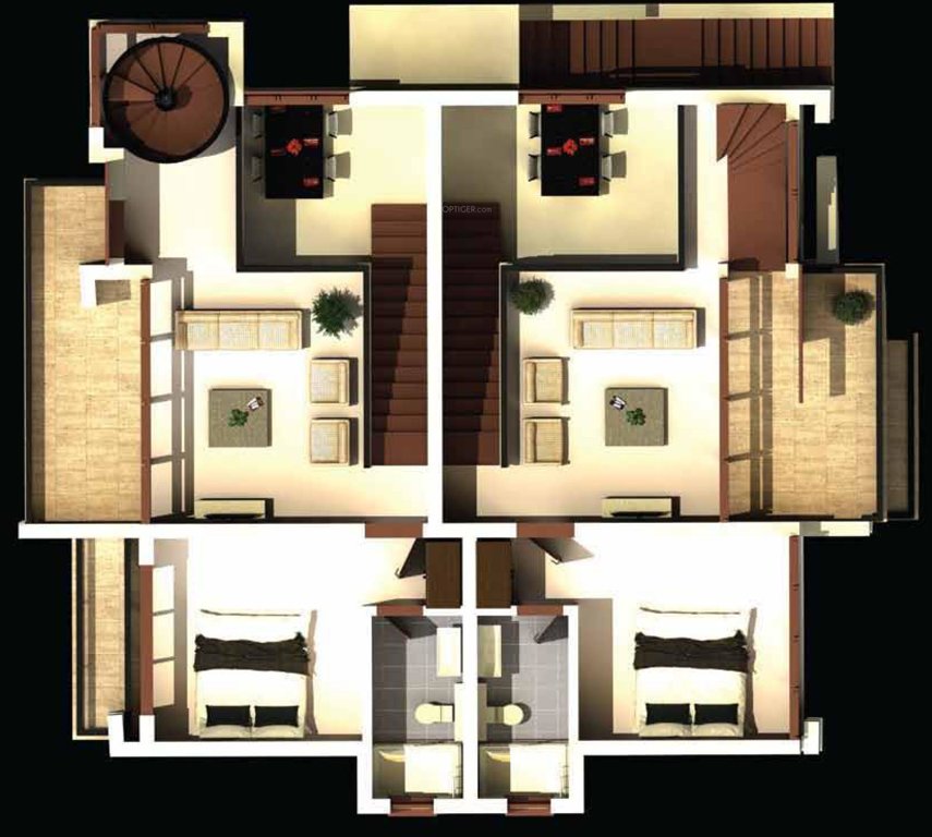  el tesoro phase ii Block 3 Cluster Plan For 2nd Floor