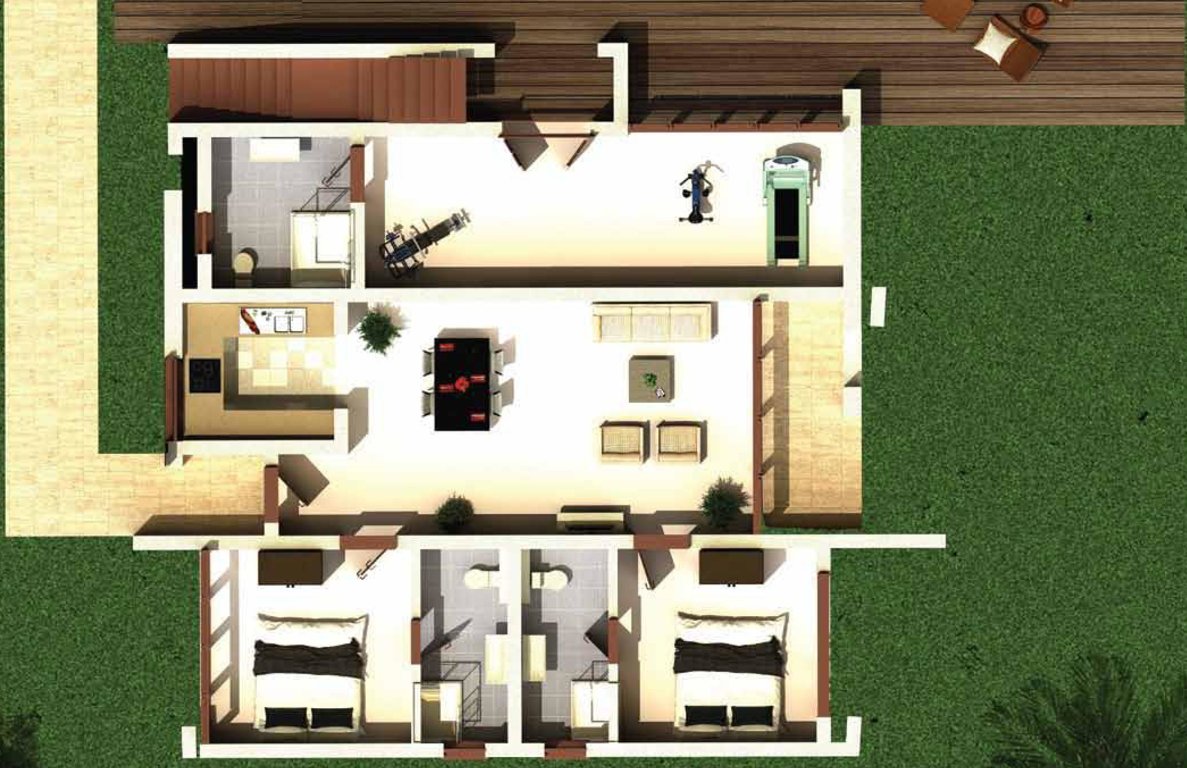  el tesoro phase ii Block 3 Cluster Plan For Ground Floor